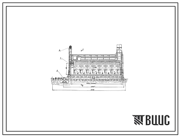 Проект 37860 Печь термическая с выкатным подом, размеры пода 3,5х10,6 м, на смешанном газе