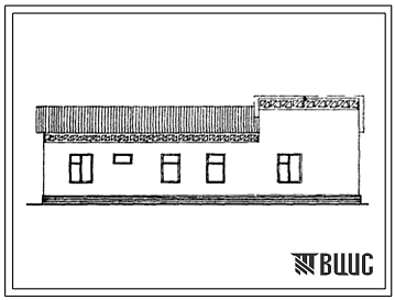 Типовой проект 184-000-535с.13.86 Одноэтажный одноквартирный жилой дом с 6-комнатной квартирой для индивидуальных застройщиков (южная подзона Узбекской ССР)