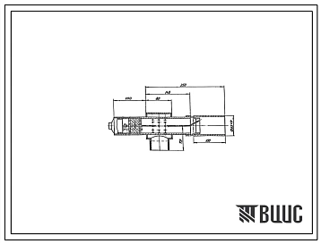 Проект Н7302 Горелка газовая смесительная ГГС-55 с запальным устройством.