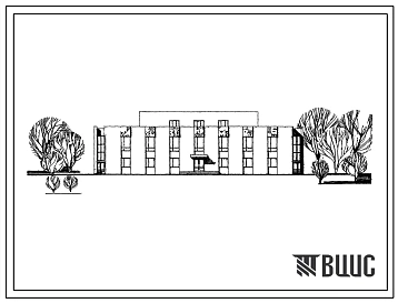 Типовой проект 264-15-16 Детская библиотека на 200тыс.томов для строительства в 1В климатическом подрайоне, 2 и 3 климатических районах.
