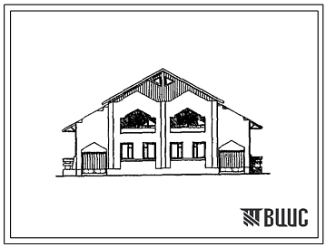 Типовой проект 144-000-837с.13.90 Двухквартирный жилой дом с 4-х комнатными квартирами (для Киргизской ССР)