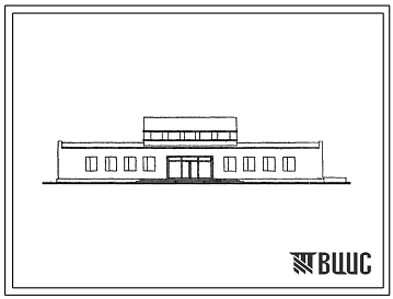 Типовой проект 506-42/71 Здание для одного тренажера КТС-ИЛ-18 или КТС-ТУ-134.