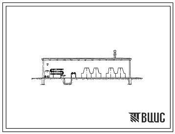Типовой проект 903-1-128 Котельная с 4 водогрейными котлами «Универсал-6М» поверхностью нагрева по 41,8 м?. Топливо — печное бытовое (легкое нефтяное). Для теплоснабжения систем отпления, вентиляции и горячего водоснабжения с магнитной обработкой воды и д