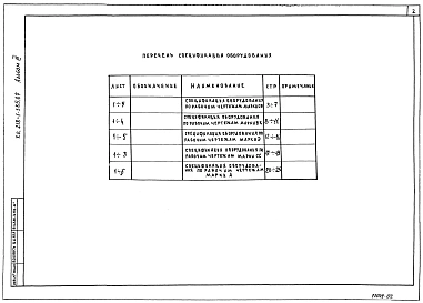 Альбом 3 Спецификация оборудования