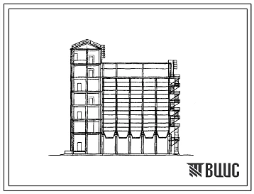 Типовой проект 817-186 Склад комбикормов емкостью 1000 т.