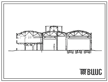 Типовой проект 501-98 Локомотиво-вагонное депо узкой колеи на 4 стойла для ремонта тепловозов и на 18 стойл для ремонта вагонов и путевых машин.