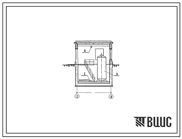 Типовой проект 901-2-68 Пневматическая насосная станция хозяйственно-противопожарного водоснабжения производительностью 100 м.куб/час