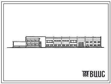 Типовой проект 411-2-155.84 Шпалорезный цех с одним станком ЦДТ-6-4 производительностью по сырью до 50 тыс. м3 в год (с применением деревоклееных конструкций)