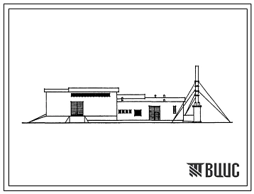 Типовой проект 814-9/68 Кормокухня для свиней производительностью 30 т в смену. Для строительства в районах с расчетной наружной температурой -23 0С. Каркас неполный железобетонный.