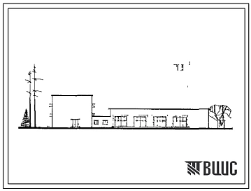 Типовой проект 416-6-2 Пожарное депо на 4 автомашины