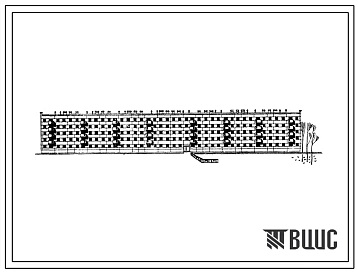 Типовой проект 1-468Б-23 Пятиэтажный восьмисекционный крупнопанельный жилой дом на 119 квартир с наружными стеновыми панелями двухрядной разрезки из ячеистого бетона(однокомнатных 19, двухкомнатных 79, трехкомнатных 19, четырехкомнатных 2).