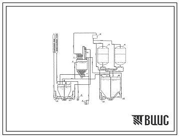 Типовой проект 902-02-392.85 Установки для очистки шламосодержащих сточных вод чугунолитейных цехов производительностью 50 куб. м. в час