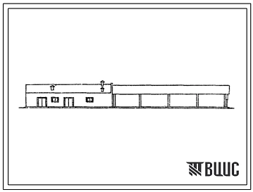 Типовой проект 807-20-21 Пункт искусственного осеменения овец с навесом на 200 баранов (стены кирпичные).
