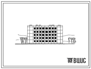 Типовой проект 1-464АС-52  Пятиэтажный двухсекционный крупнопанельный жилой дом на 30 квартир с техническим подпольем.