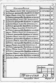 Альбом 5 Сметы и ведомости потребности в материалах. Книга 1