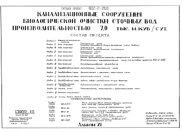 Альбом 11 Производственный корпус. Задание заводу-изготовителю на щит дежурного   