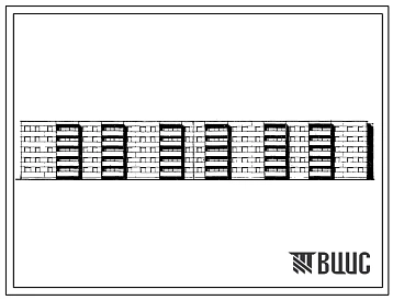 Типовой проект 111-125-1 5-этажный 6-секционный дом на 79 квартир для строительства во 2 и 3 строительно-климатических зонах.