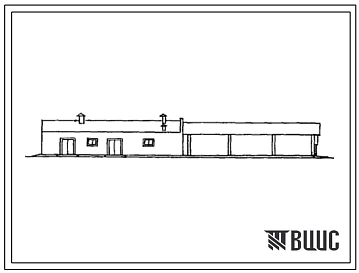 Типовой проект 807-20-19 Пункт искусственного осеменения овец с навесом на 150 баранов (стены кирпичные).