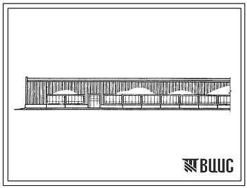 Типовой проект 402-011-71 Здания со стальным каркасом и легкопанельным теплоограждением для нефтепромысловых объектов