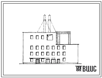Типовой проект 401-2-4 Торфобрикетный завод производительностью 30 тыс. т брикетов в год. Главный корпус.