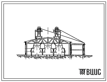 Типовой проект 501-65 Депо экипировки и технического осмотра локомотивов в пунктах оборота. Депо для обслуживания 100 двухсекционных электровозов или тепловозов в сутки.