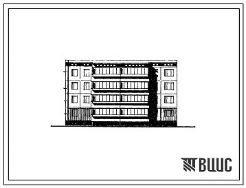 Типовой проект 76-09сп/1 Четырехэтажная блок-секция поворотная левая на 16 квартир (двухкомнатных 2Б-8, трехкомнатных 3Б-8). Для строительства в 4А и 4Г климатических подрайонах сейсмичностью 7 баллов, на грунтах 2 типа просадочности