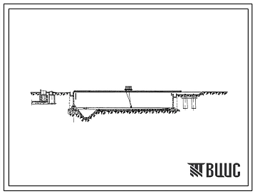 Типовой проект 4-18-775/69 Канализационные горизонтальные отстойники с механизированным удалением осадка.