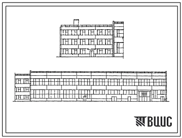 Типовой проект 409-14-40 Главный корпус базы технического обслуживания и ремонта 150 строительных машин.