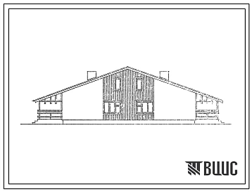 Типовой проект 188-188-10.2.87 1-этажный 2-квартирный жилой дом с 3-комнатными квартирами со стенами из монолитного бетона. 1,2,3 уровни инженерного обеспечения. Для Нечерноземной зоны РСФСР.