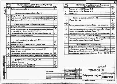 Альбом 2   Технология производства. Электрическое освещение. Молниезащита здания. Вентиляция. Связь и сигнализация.     