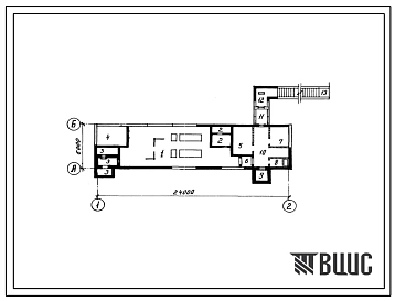 Типовой проект А-II,IV-ДЭС-200-78/11 Отдельно стоящая заглубленная дизельная электростанция мощностью 200 квт с агрегатами дгма 100 м-3