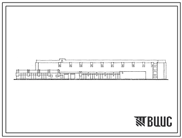 Типовой проект 503-2-31.13.88 Гараж на 283 легковых автомобиля с блоком обслуживания. Вариант б – здание с кирпичными стенами. Для Эстонской ССР