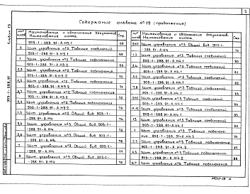 Альбом 19  Щиты управления. Задание заводу-изготовителю 