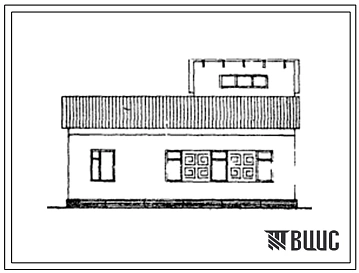 Типовой проект 184-000-528.13.86 Одноэтажный одноквартирный жилой дом с 3-комнатной квартирой для индивидуальных застройщиков (северная подзона Узбекской ССР)