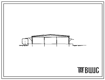 Типовой проект 701-3-4 Склад отапливаемый для продпромрезервов. Здание одноэтажное с вариантами стен из керамзитобетонных панелей или кирпича