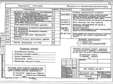 АС.01-1 Архитектурно-строительные чертежи ниже отм. 0.000. Здание с ленточными фундаментами