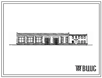 Типовой проект 416-7-204.84 Производственный корпус ремонтно-механической мастерской на 50 условных ремонтов в год