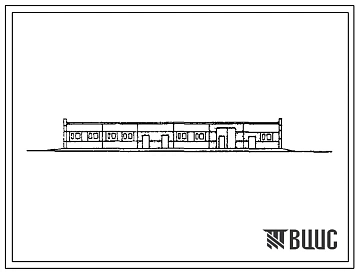 Типовой проект 807-19-25.94 Центральный склад дезинфицирующих средств областного (краевого) хозрасчетного ветеринарно-санитарного отряда численностью до 100 чел. Размеры здания - 12x36 м. Расчетная температура: -20, -30, -40°С. Стены - панельные легкобето