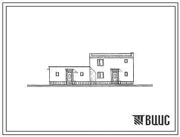 Типовой проект 144-40-27с.2 1-квартирный жилой дом с 7-комнатной квартирой типа 7Б (блокировка 4-3 рядовая). Для строительства в 4А и 4Г климатических подрайонах сейсмичностью 7,8,9 баллов.