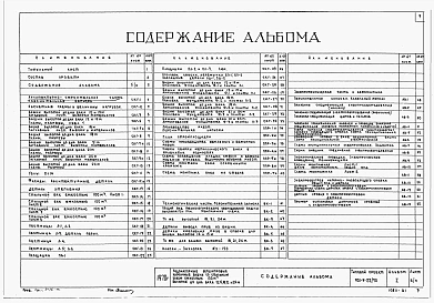Альбом 1 Рабочие чертежи    
