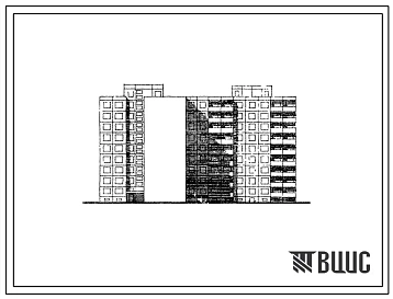 Типовой проект 121-078/1 Девятиэтажная блок-секция угловая спаренная с торцовыми окончаниями на 72 квартиры (однокомнатных 1Б-9, двухкомнатных 2Б-19, трехкомнатных 3Б-18, четырехкомнатных 4Б-26). Для строительства во 2 климатическом районе Эстонской ССР