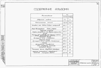 Альбом 1 Строительная часть и оборудование (для площадок без грунтовых вод)