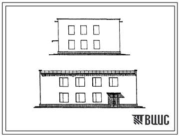 Типовой проект 416-1-32с Контора лесхоза и ЛМС для южных сейсмических районов.