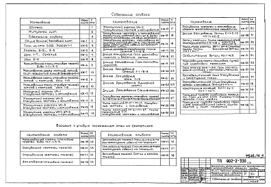 Альбом 4 Архитектурно-строительная часть. Тип 1 Первичный отстойник двухсекционный L=27 м; H=3 м из сборного железобетона