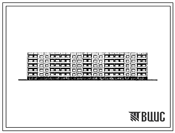 Типовой проект 1-464ЛИ-К17/1 Пятиэтажный четырехсекционный дом на 60 квартир (однокомнатных – 10, двухкомнатных – 25, трехкомнатных – 20, четырехкомнатных – 5). Для строительства во 2В климатическом подрайоне Литовской ССР