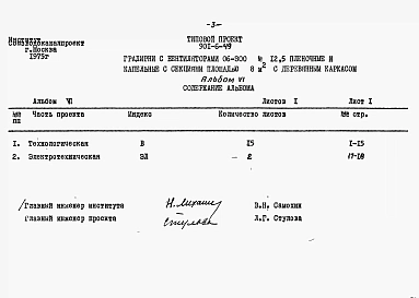 Альбом 6 Заказные спецификации