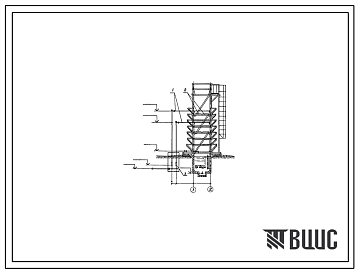 Типовой проект 901-6-73.85 Градирня открытого типа с капельным оросителем площадью 4 м.кв