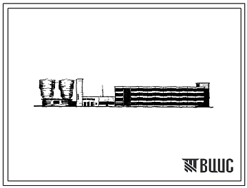 Типовой проект 4-07-893 Объединенный вспомогательный корпус для ТЭЦ. Универсальный проект.