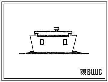 Типовой проект ЦВП-70 (51-04-КК) Наружная уборная на 6 очков с выгребом и центральным отоплением