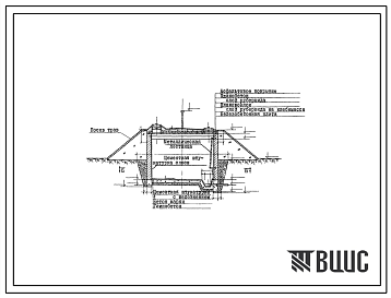 Типовой проект 901-4-13 Кирпичный резервуар емкостью 100 м.куб.